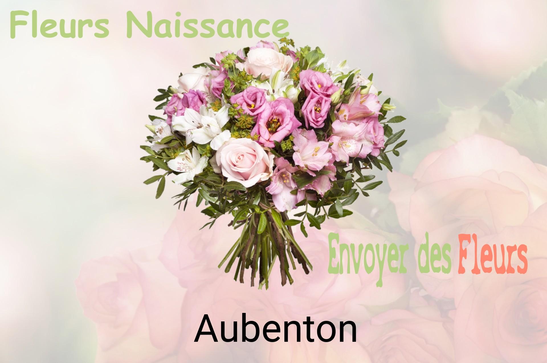 Bouquet de fleurs de naissance livré à Aubenton